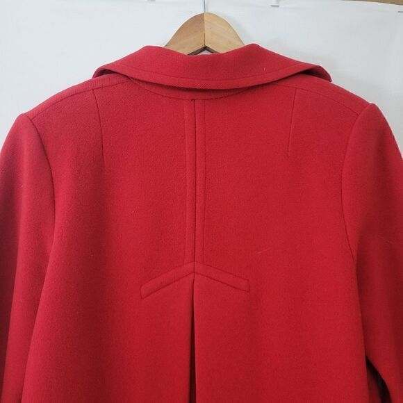 ❤️Vintage Adele Simpson ILGWU Red Coat - Picture 11 of 16